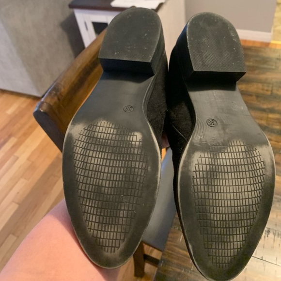 Black suede Steve Madden ankle boots - Picture 3 of 3